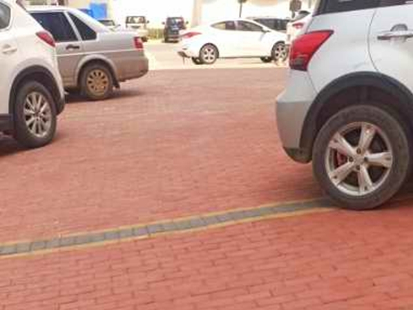 洛陽老城區中鑫家苑透水磚施工效果展示 洛陽老城區中鑫家苑透水磚施工效果展示